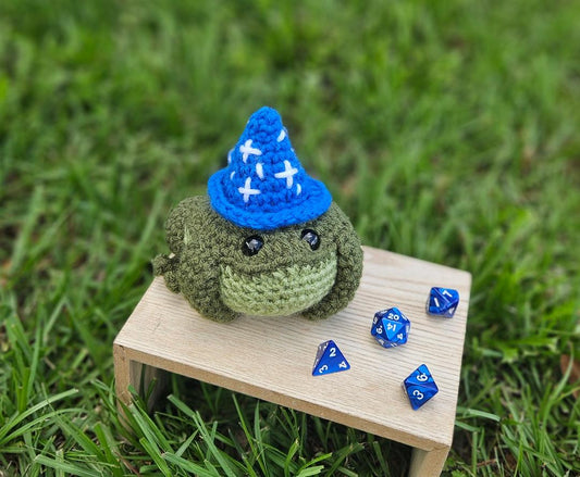 Wizard Frog Crochet Plush
