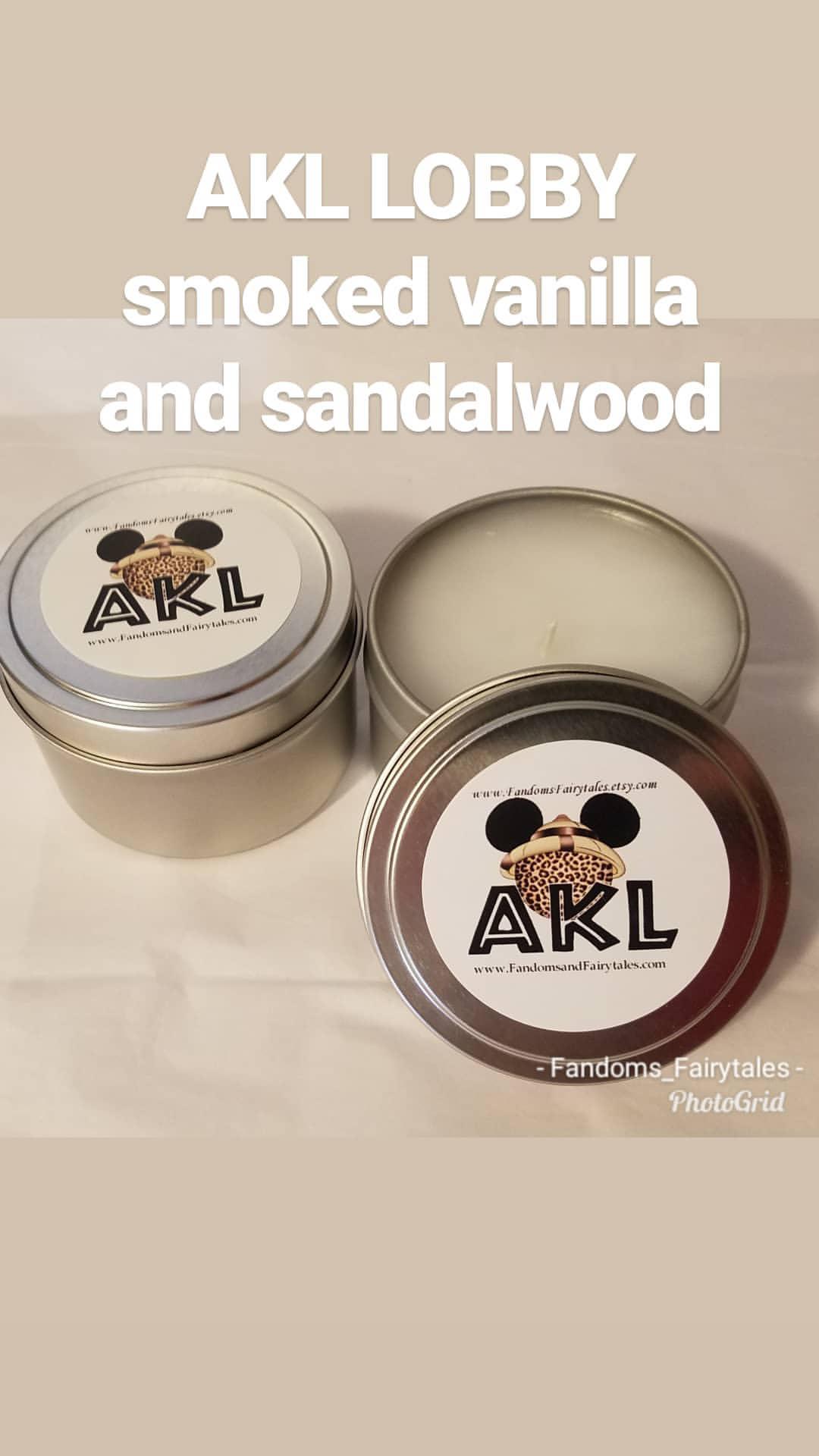 Magical Theme Park Scent Candle Tins