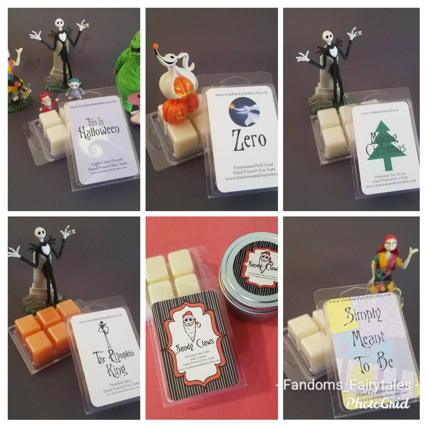 NMBC Wax Melts, Candle or Room Spray, Choose from 7 awesome scents Jack, Sally, Zero