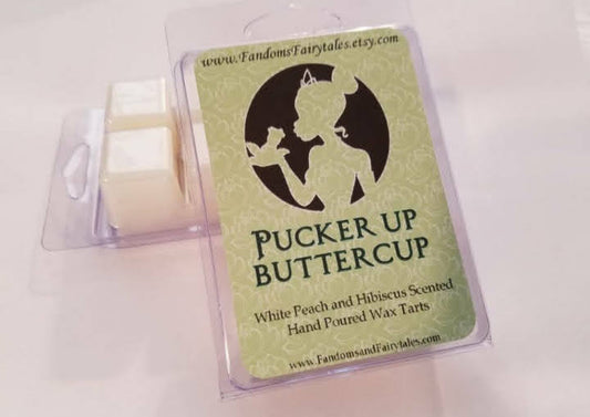 Pucker Up, Buttercup candles, wax melts or room spray