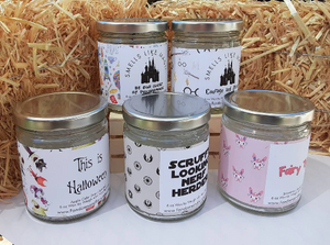 Pre Order 9oz  Size Glass Jar Candles -  Magical Theme park Inspired - Floridian Lobby, Poly Lobby and more