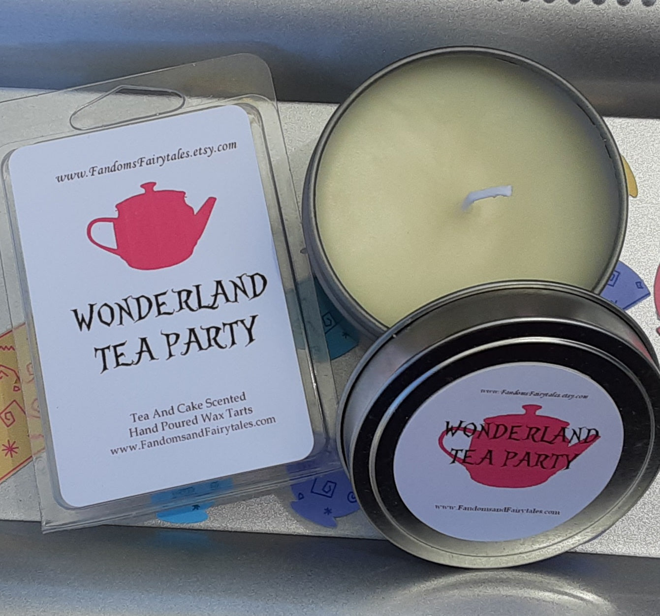 Alice In Wonderland Melts, Candles and Room Spray, Choose from Three Scents