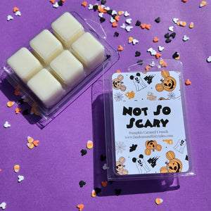 September Scent of the Month Not so Scary Pumpkin Caramel Crunch Wax Melts and Candles.