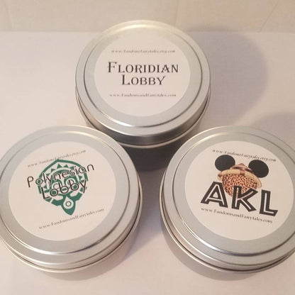 Set of Two WDW Inspired Candles, Perfect gift for WDW Fans!