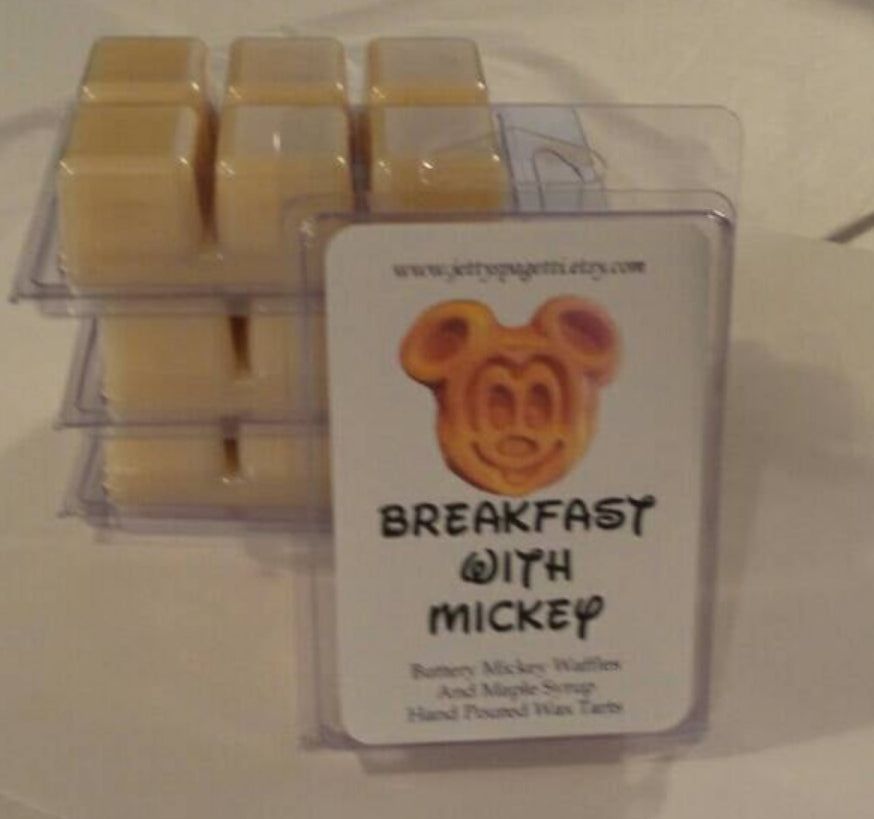 Breakfast with Mickey - Mickey Waffle candles, wax melts or room spray
