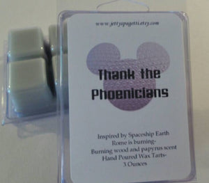 Thank the Phoencians candles, wax melts or room spray