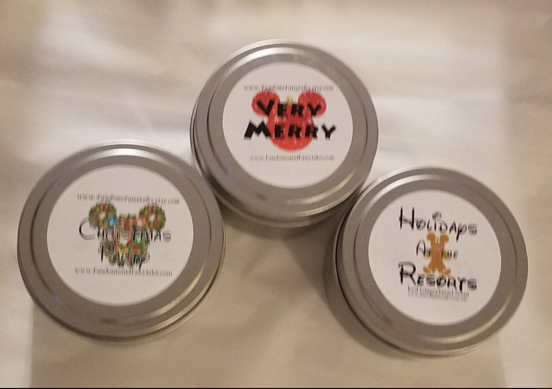 WDW Holiday Candle Trio - Very Merry, Christmas Party and Holidays at the Resorts